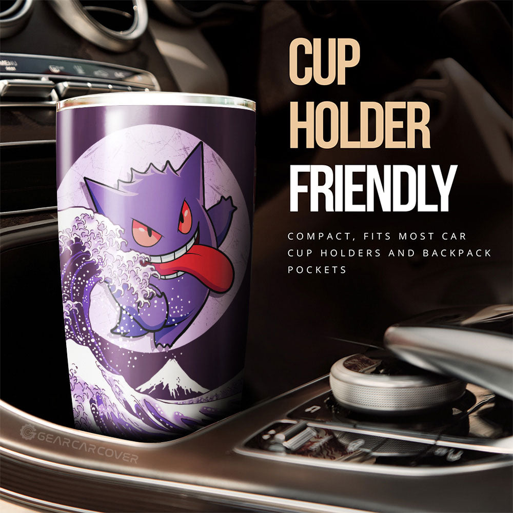 Gengar Tumbler Cup Custom Pokemon Car Accessories - Gearcarcover - 3