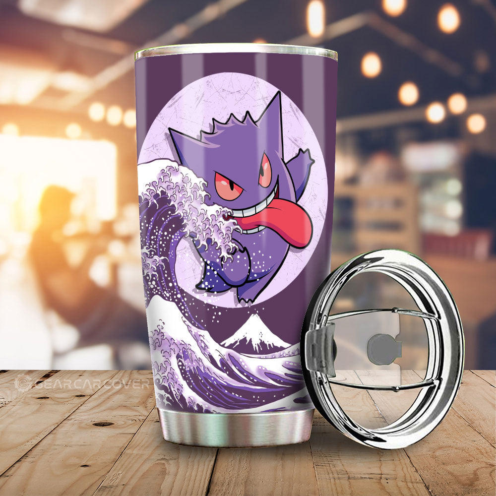 Gengar Tumbler Cup Custom Pokemon Car Accessories - Gearcarcover - 1