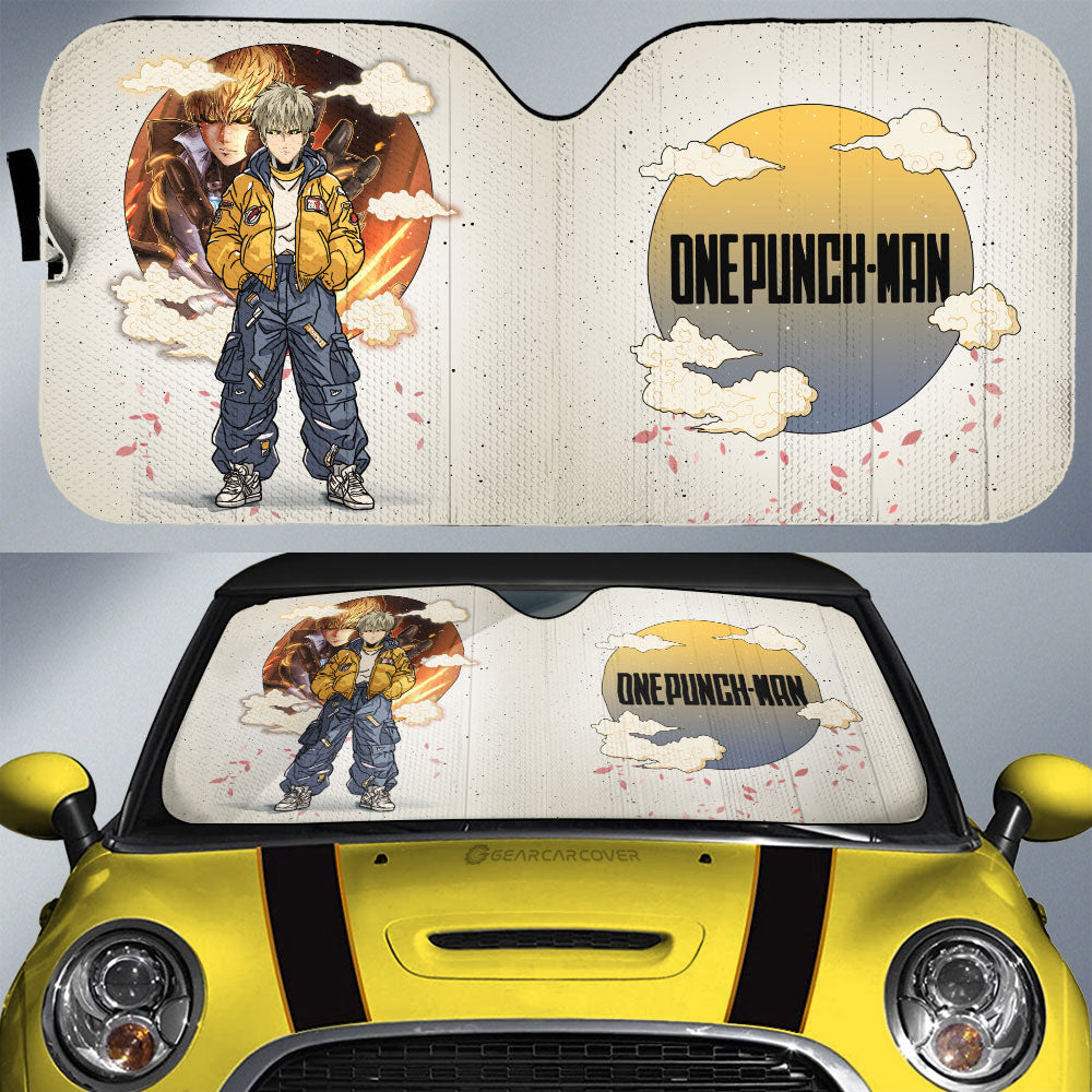 Genos Car Sunshade Anime Collection - Gearcarcover - 1