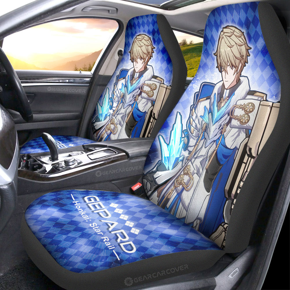 Gepard Car Seat Covers Custom Honkai Star Rail Car Accessories - Gearcarcover - 1
