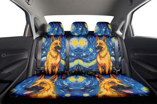 German Shepherd Car Back Seat Covers Custom Car Accessories - Gearcarcover - 2