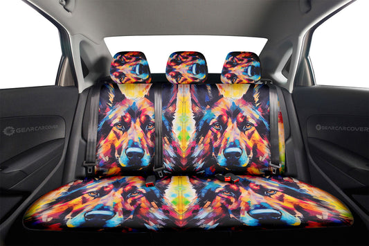 German Shepherd Car Back Seat Covers Custom Car Accessories - Gearcarcover - 2