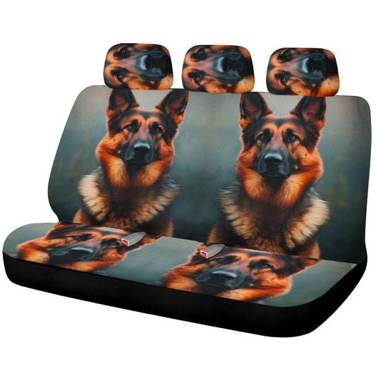 German Shepherd Car Back Seat Covers Custom Car Accessories - Gearcarcover - 1