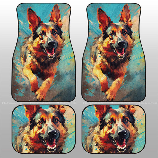 German Shepherd Car Floor Mats Custom Car Accessories - Gearcarcover - 1