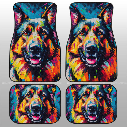German Shepherd Car Floor Mats Custom Car Accessories - Gearcarcover - 1