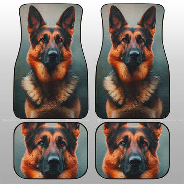 German Shepherd Car Floor Mats Custom Car Accessories - Gearcarcover - 1