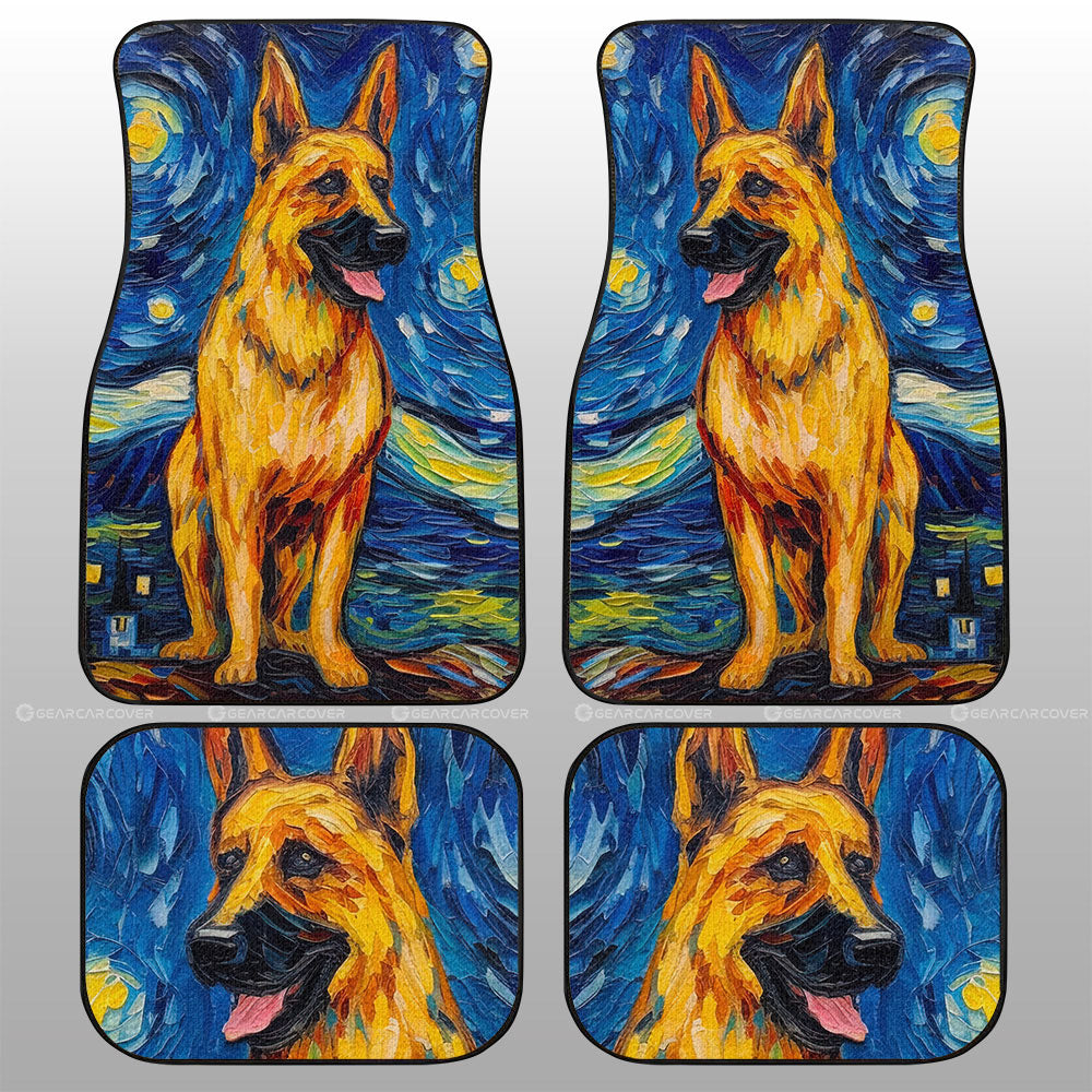 German Shepherd Car Floor Mats Custom Car Accessories - Gearcarcover - 1