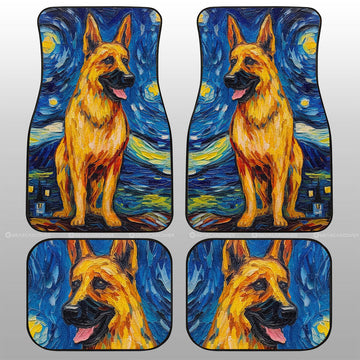 German Shepherd Car Floor Mats Custom Car Accessories - Gearcarcover - 1