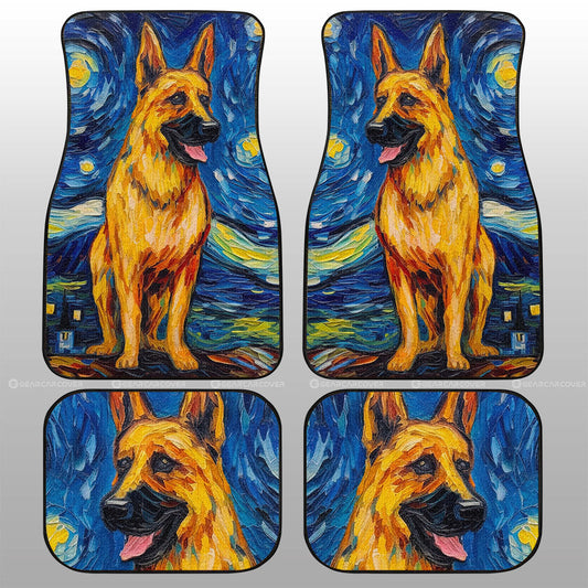 German Shepherd Car Floor Mats Custom Car Accessories - Gearcarcover - 1