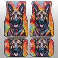 German Shepherd Car Floor Mats Custom Car Accessories - Gearcarcover - 1
