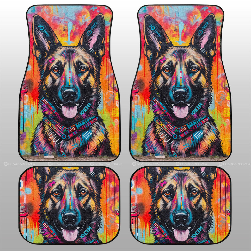 German Shepherd Car Floor Mats Custom Car Accessories - Gearcarcover - 1