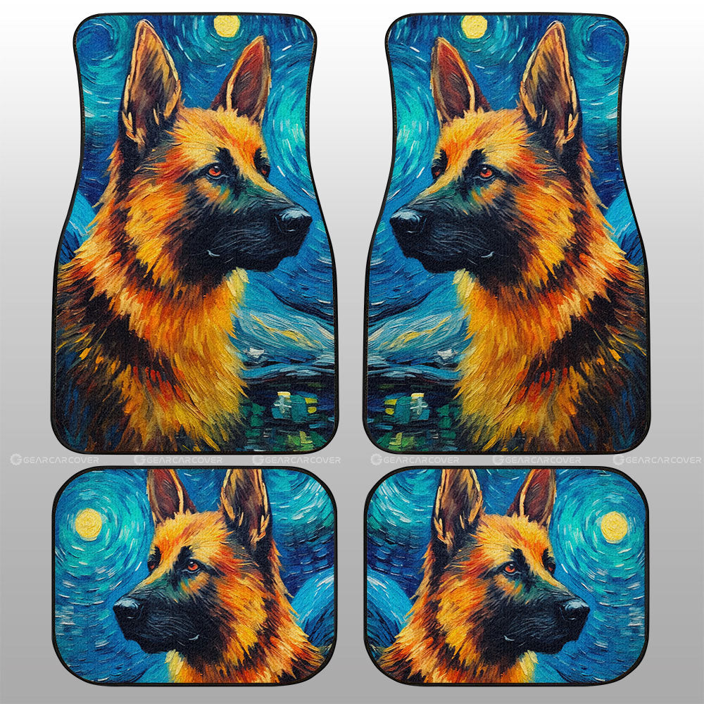 German Shepherd Car Floor Mats Custom Car Accessories - Gearcarcover - 1