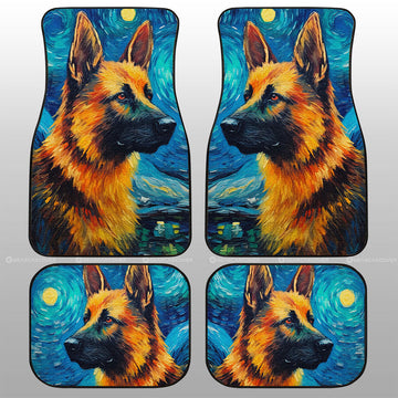 German Shepherd Car Floor Mats Custom Car Accessories - Gearcarcover - 1
