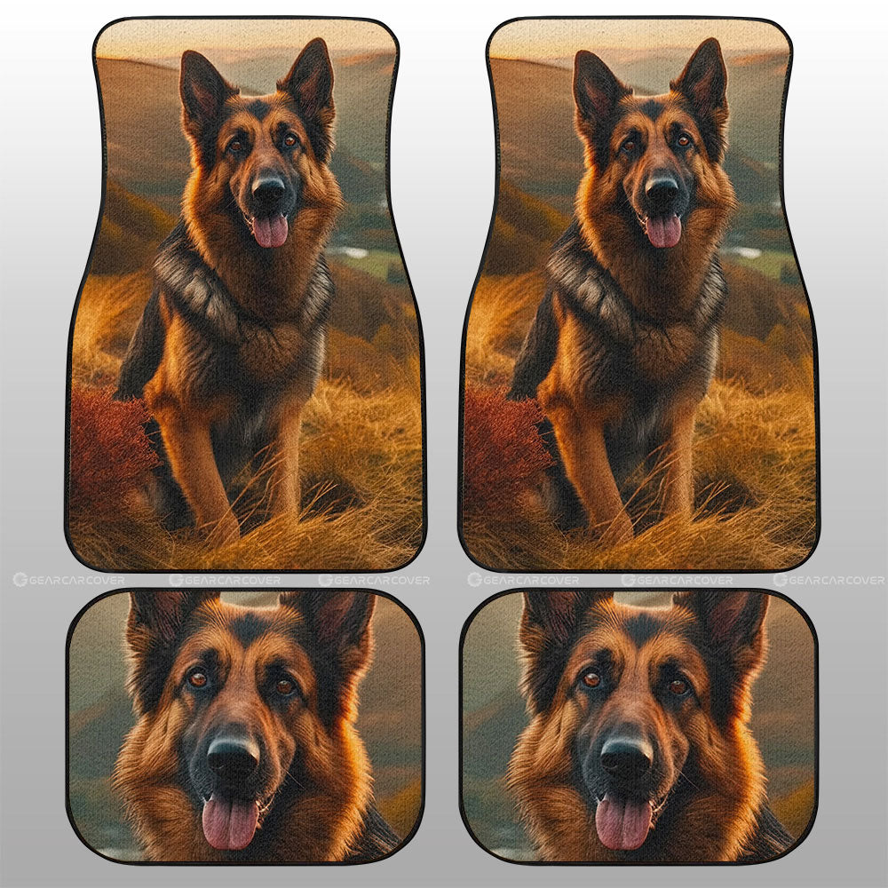 German Shepherd Car Floor Mats Custom Car Accessories - Gearcarcover - 1