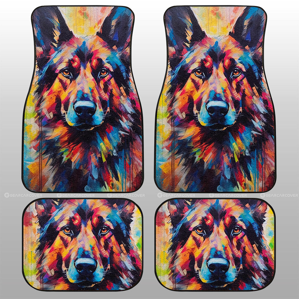 German Shepherd Car Floor Mats Custom Car Accessories - Gearcarcover - 1