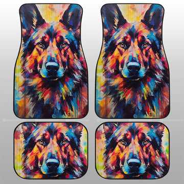 German Shepherd Car Floor Mats Custom Car Accessories - Gearcarcover - 1