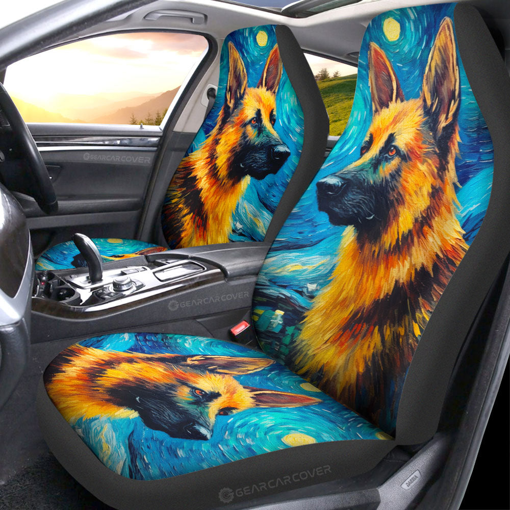 German Shepherd Car Seat Covers Custom Car Accessories - Gearcarcover - 1