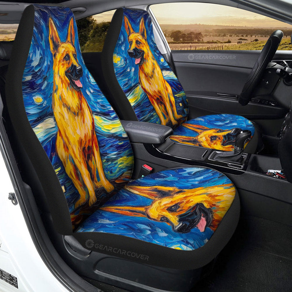 German Shepherd Car Seat Covers Custom Car Accessories - Gearcarcover - 2