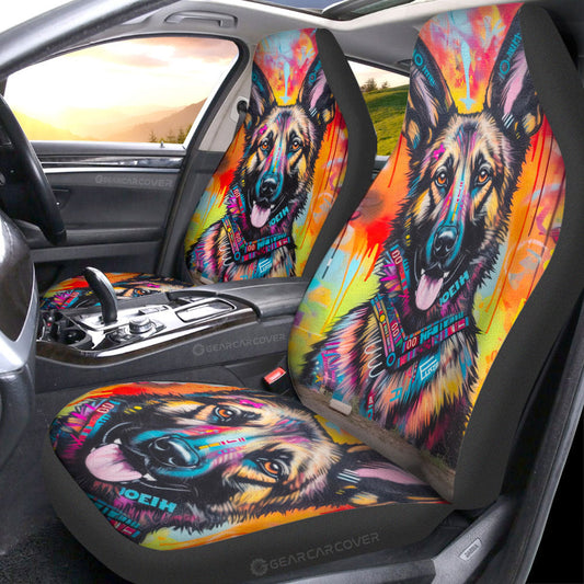 German Shepherd Car Seat Covers Custom Car Accessories - Gearcarcover - 1