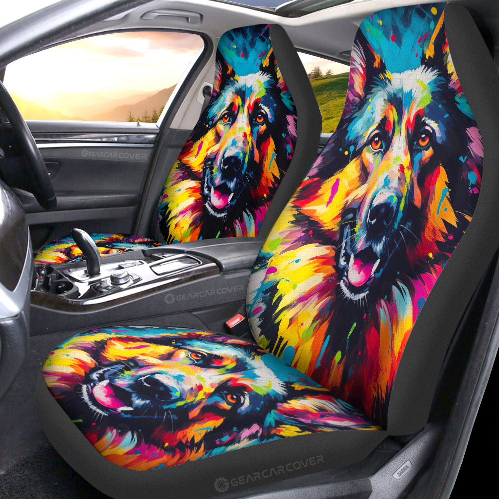 German Shepherd Car Seat Covers Custom Car Accessories - Gearcarcover - 1