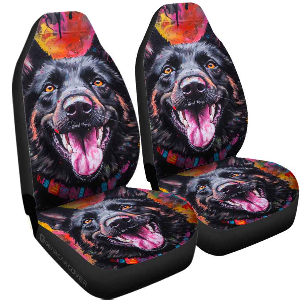 German Shepherd Car Seat Covers Custom Car Accessories - Gearcarcover - 3