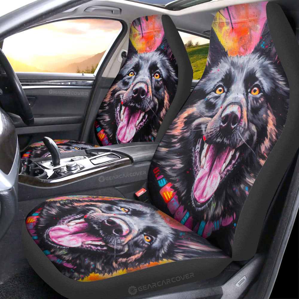 German Shepherd Car Seat Covers Custom Car Accessories - Gearcarcover - 1