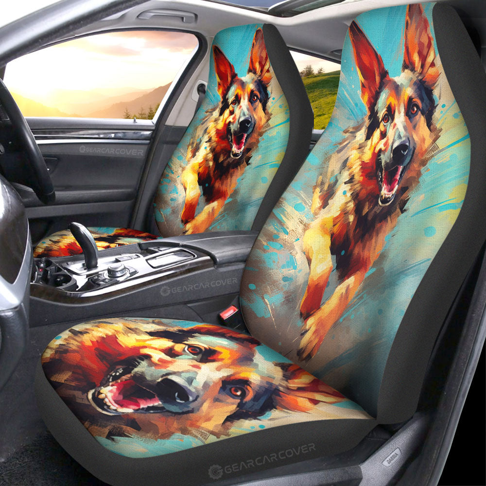 German Shepherd Car Seat Covers Custom Car Accessories - Gearcarcover - 1