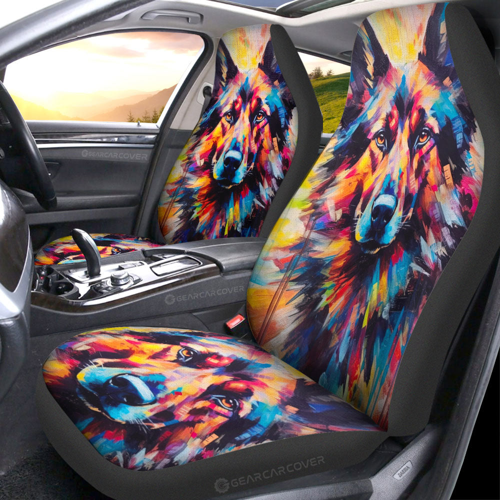 German Shepherd Car Seat Covers Custom Car Accessories - Gearcarcover - 1