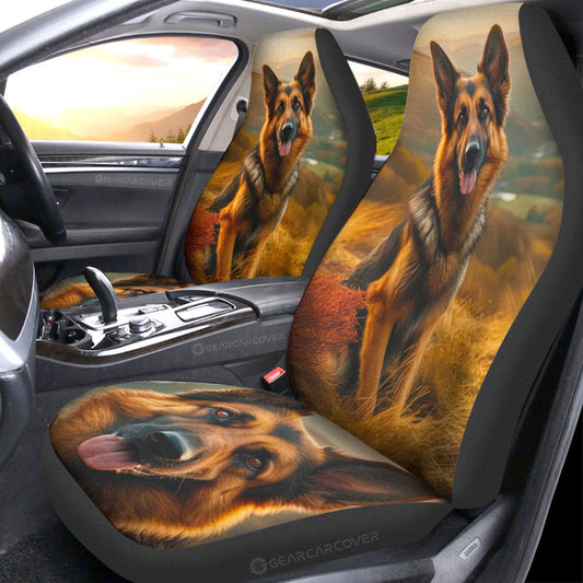 German Shepherd Car Seat Covers Custom Car Accessories - Gearcarcover - 1