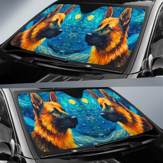 German Shepherd Car Sunshade Custom Car Accessories - Gearcarcover - 2