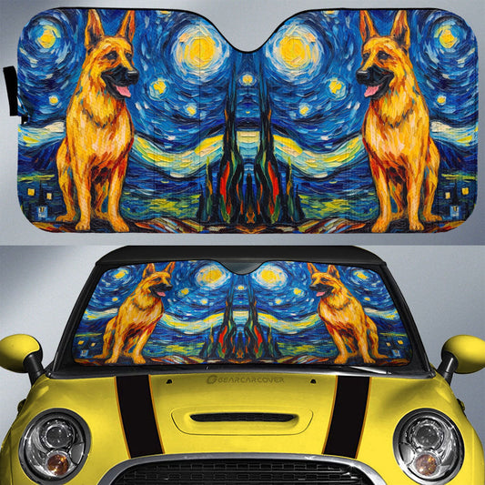 German Shepherd Car Sunshade Custom Car Accessories - Gearcarcover - 1