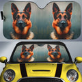 German Shepherd Car Sunshade Custom Car Accessories - Gearcarcover - 1