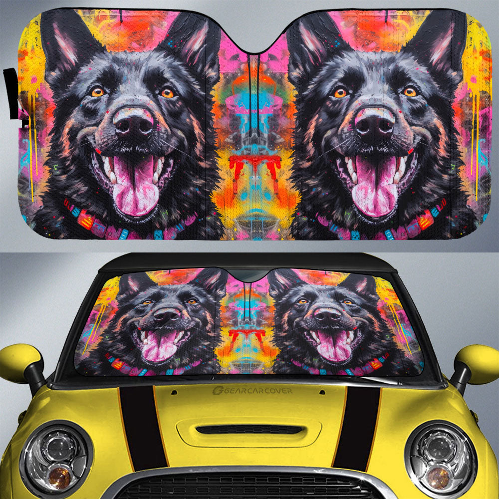 German Shepherd Car Sunshade Custom Car Accessories - Gearcarcover - 1