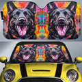 German Shepherd Car Sunshade Custom Car Accessories - Gearcarcover - 1