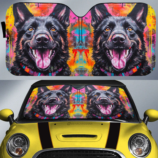 German Shepherd Car Sunshade Custom Car Accessories - Gearcarcover - 1