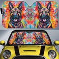 German Shepherd Car Sunshade Custom Car Accessories - Gearcarcover - 1