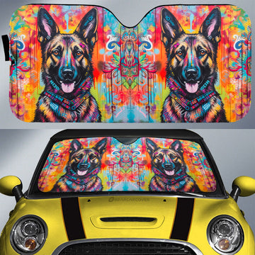 German Shepherd Car Sunshade Custom Car Accessories - Gearcarcover - 1