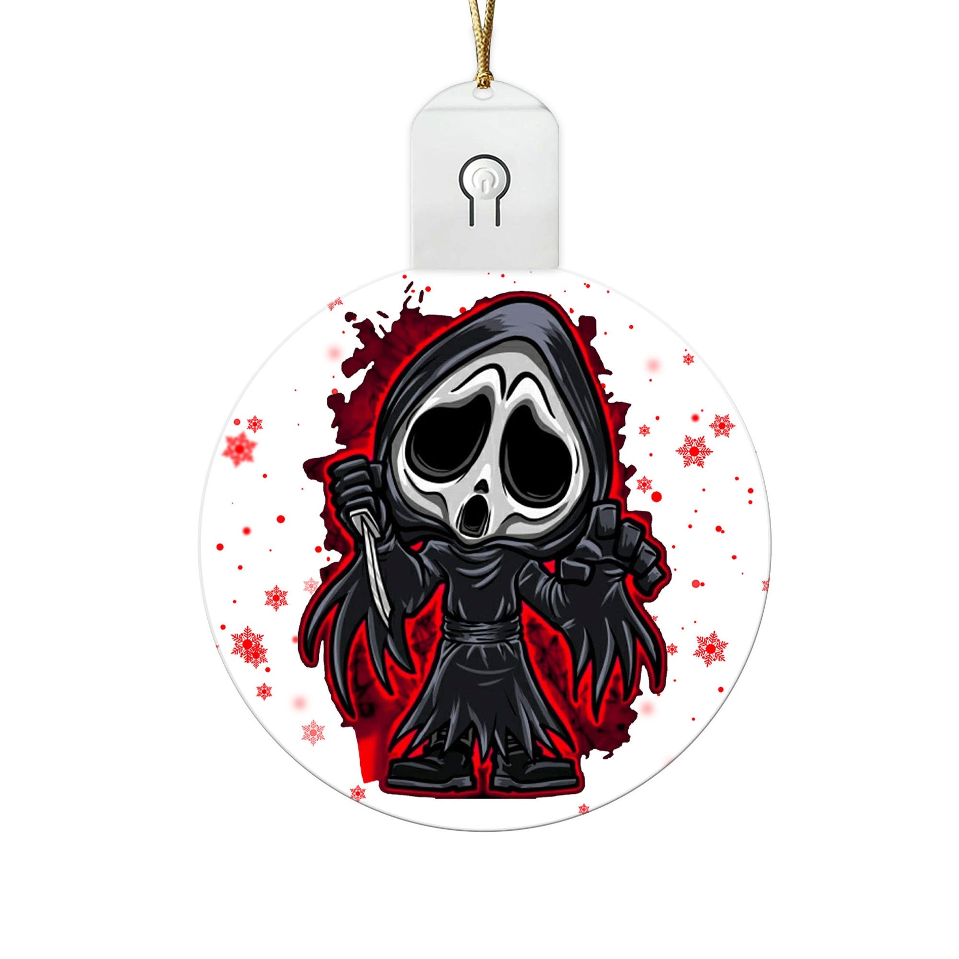 Ghostface Led Ornament Custom Car Decorations - Gearcarcover - 1