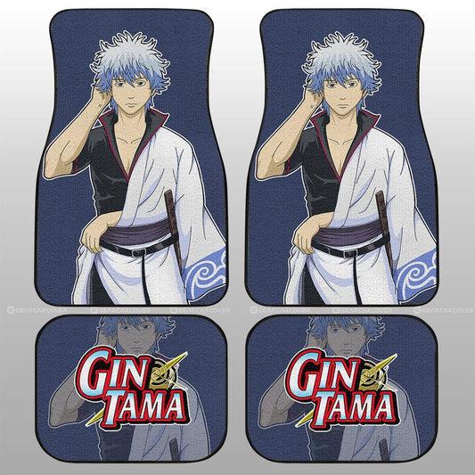 Gintoki Sakata Car Floor Mats Custom Main Hero Gintama Car Accessories - Gearcarcover - 2