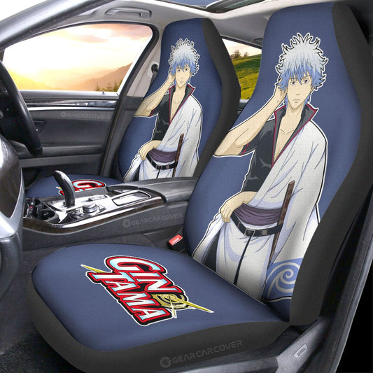 Gintoki Sakata Car Seat Covers Custom Main Hero Gintama Car Accessories - Gearcarcover - 2