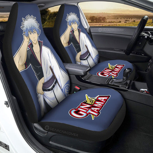 Gintoki Sakata Car Seat Covers Custom Main Hero Gintama Car Accessories - Gearcarcover - 1