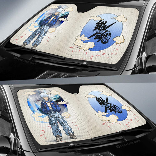Gintoki Sakata Car Sunshade Anime Collection - Gearcarcover - 2