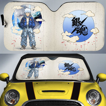 Gintoki Sakata Car Sunshade Anime Collection - Gearcarcover - 1
