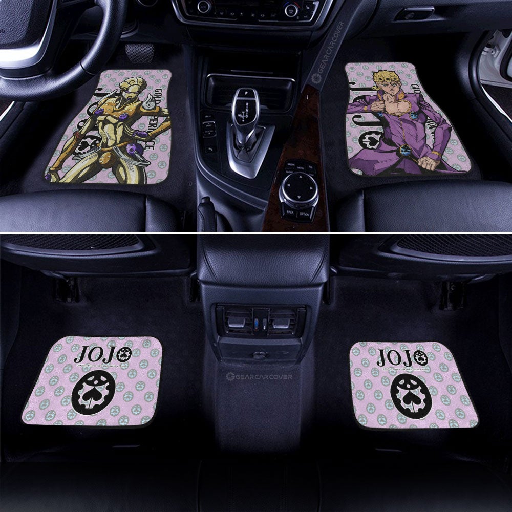 Giorno Giovanna Car Floor Mats Custom Bizarre Adventure Car Accessories - Gearcarcover - 3