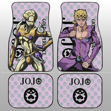 Giorno Giovanna Car Floor Mats Custom Bizarre Adventure Car Accessories - Gearcarcover - 1