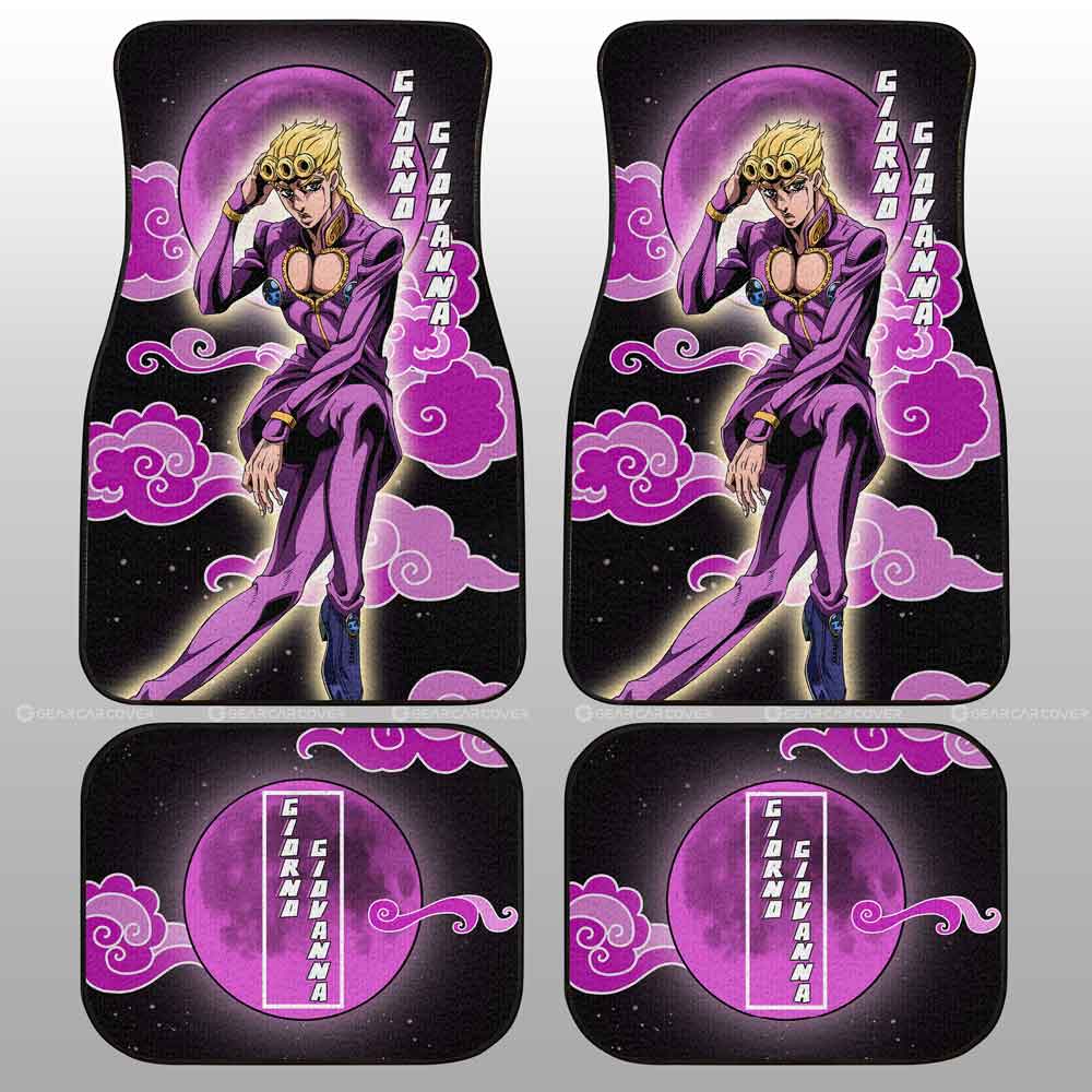 Giorno Giovanna Car Floor Mats Custom Bizarre Adventure - Gearcarcover - 2