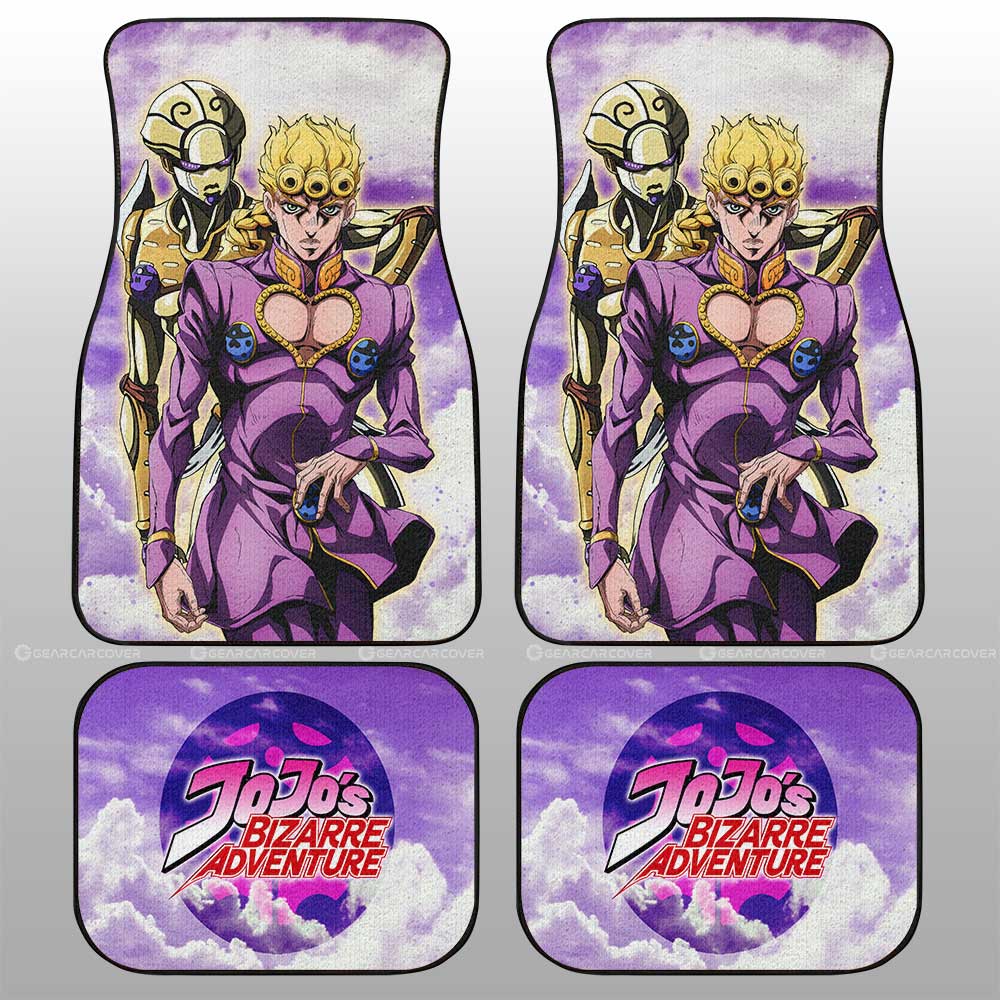 Giorno Giovanna Car Floor Mats Custom Bizarre Adventures - Gearcarcover - 1