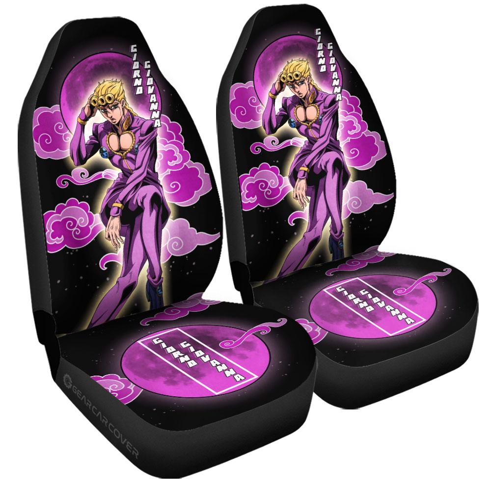 Giorno Giovanna Car Seat Covers Custom Bizarre Adventure - Gearcarcover - 3