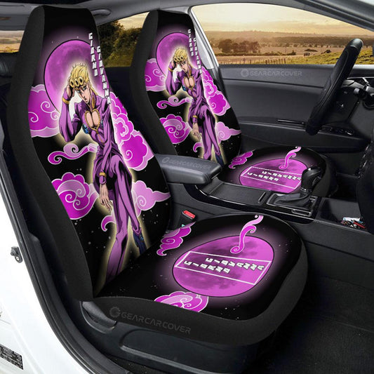 Giorno Giovanna Car Seat Covers Custom Bizarre Adventure - Gearcarcover - 1
