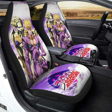Giorno Giovanna Car Seat Covers Custom Bizarre Adventures - Gearcarcover - 1